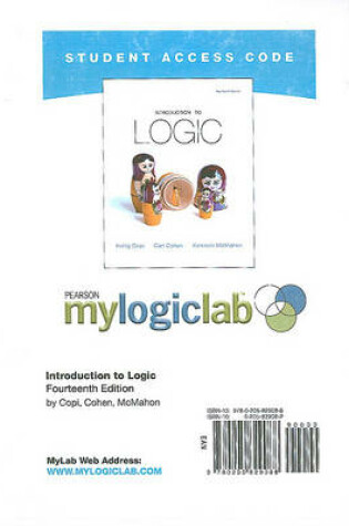 Cover of MyLab Logic without Pearson eText -- Standalone Access Card -- for Introduction to Logic