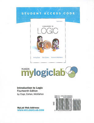 Book cover for MyLab Logic without Pearson eText -- Standalone Access Card -- for Introduction to Logic