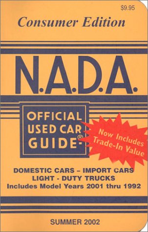 Book cover for NADA Consumer Edition Used Car Guide