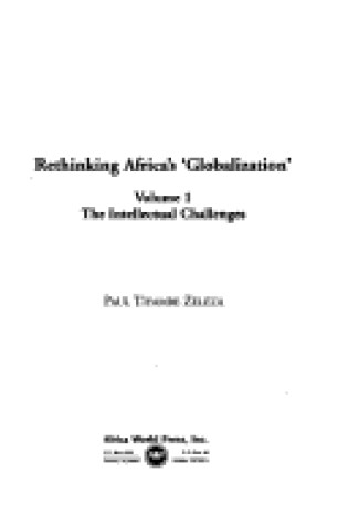 Cover of Rethinking Africa's Globalization