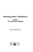 Book cover for Rethinking Africa's Globalization