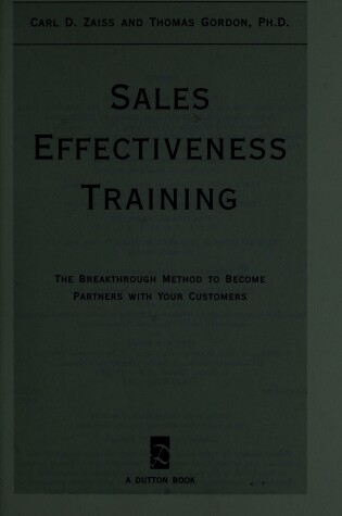 Cover of Sales Effectiveness Training