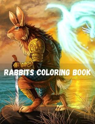 Book cover for Rabbits Coloring Book