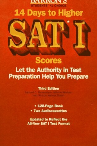 Cover of Barron's 14 Days to Higher Sat I Scores