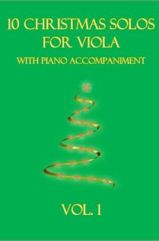 Cover of 10 Christmas Solos for Viola with Piano Accompaniment