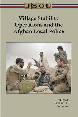 Book cover for Village Stability Operations and the Afghan Local Police