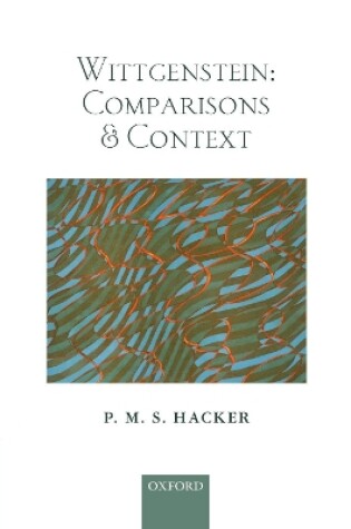 Cover of Wittgenstein: Comparisons and Context