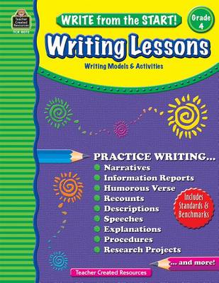 Book cover for Write from the Start! Writing Lessons Grd 4