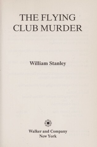 Cover of The Flying Club Murder