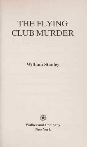 Book cover for The Flying Club Murder