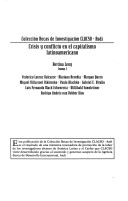 Cover of Crisis y Conflicto En El Capitalismo Latinoamericano