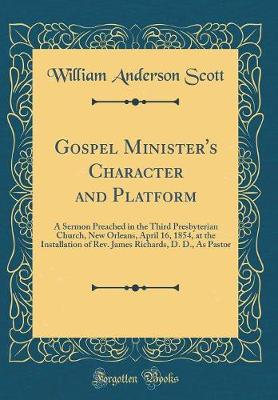 Book cover for Gospel Minister's Character and Platform