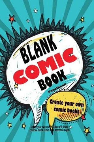 Cover of Blank Comic Book PanelBook