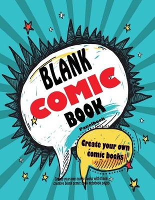 Book cover for Blank Comic Book PanelBook