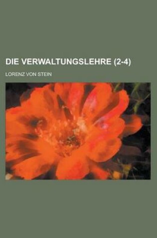 Cover of Die Verwaltungslehre (2-4)