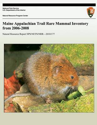 Book cover for Maine Appalachian Trail Rare Mammal Inventory from 2006-2008