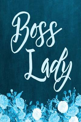 Book cover for Chalkboard Journal - Boss Lady (Aqua)