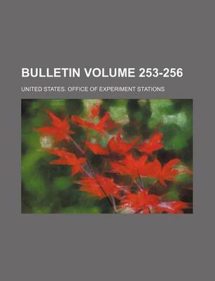 Book cover for Bulletin Volume 253-256