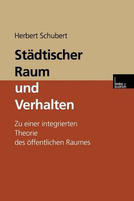 Book cover for Städtischer Raum und Verhalten