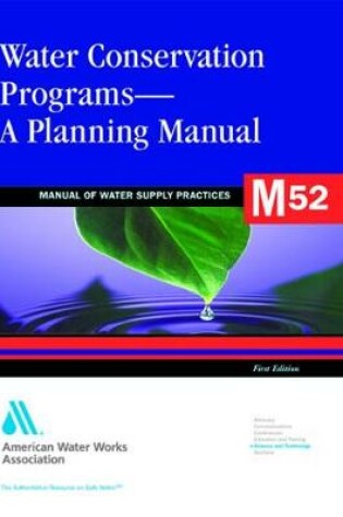Cover of M52 Water Conservation Programs - A Planning Manual