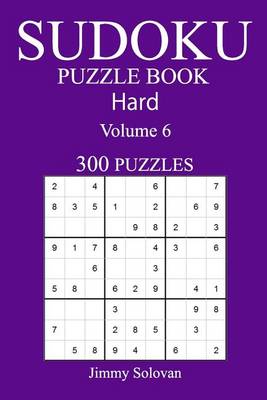 Cover of 300 Hard Sudoku Puzzle Book