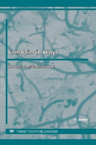 Cover of Enthalpies in Alloys