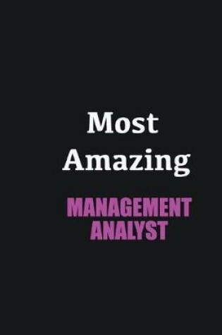 Cover of Most Amazing Management Analyst