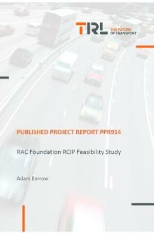 Cover of RAC Foundation RCIP Feasibility Study