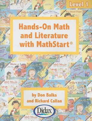 Book cover for Hands-On Math and Literature with Mathstart, Level 1