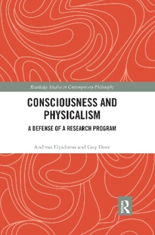 Cover of Consciousness and Physicalism