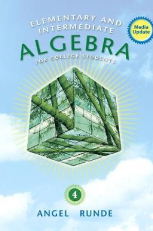 Cover of Elementary & Intermediate Algebra for College Students, Media Update
