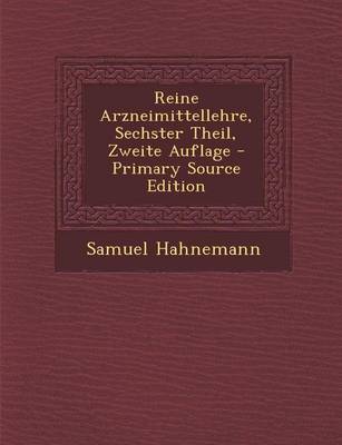 Book cover for Reine Arzneimittellehre, Sechster Theil, Zweite Auflage