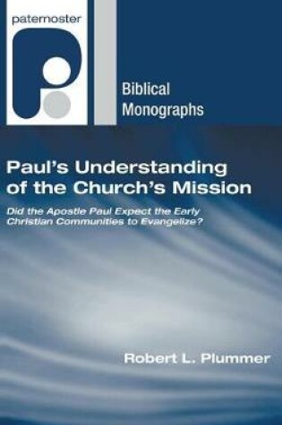 Cover of Paul's Understanding of the Church's Mission