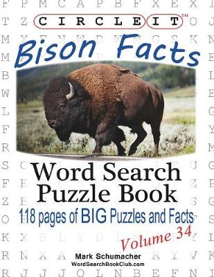 Book cover for Circle It, Bison Facts, Word Search, Puzzle Book