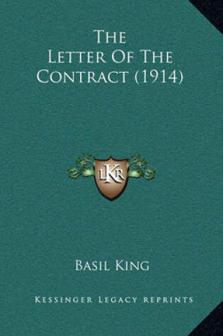 Cover of The Letter of the Contract (1914)