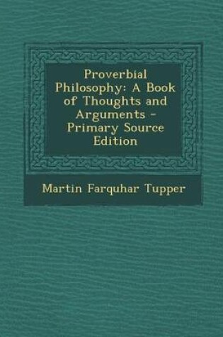 Cover of Proverbial Philosophy