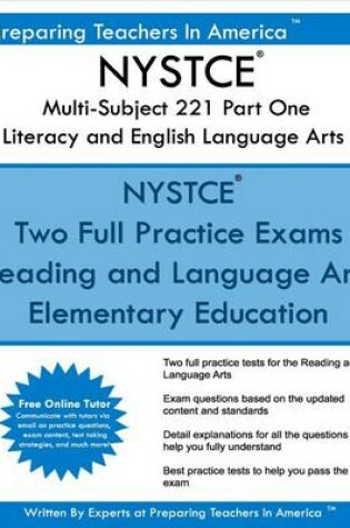 Cover of NYSTCE Multi-Subject 221 Part One Literacy and English Language Arts