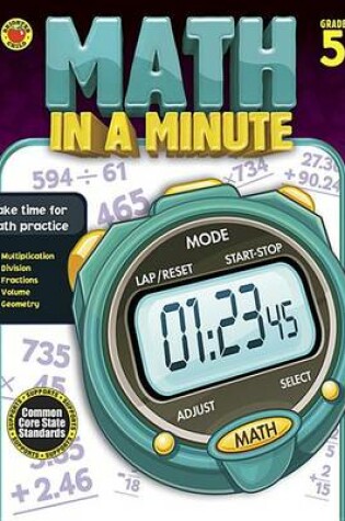 Cover of Math in a Minute, Grade 5