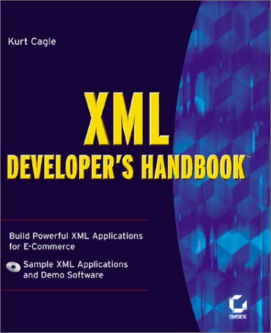 Book cover for XML Developer's Handbook