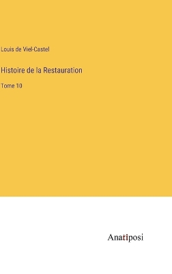 Book cover for Histoire de la Restauration