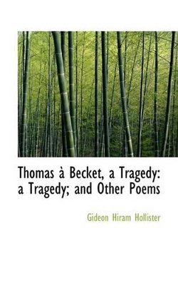 Book cover for Thomas an Becket, a Tragedy