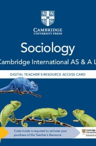 Cover of Cambridge International AS & A Level Sociology Digital Teacher's Resource Access Card