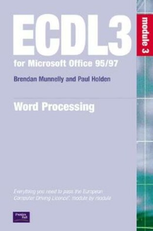 Cover of ECDL 95/97 Module 3