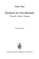 Book cover for Handbuch Der Schweiatechnik