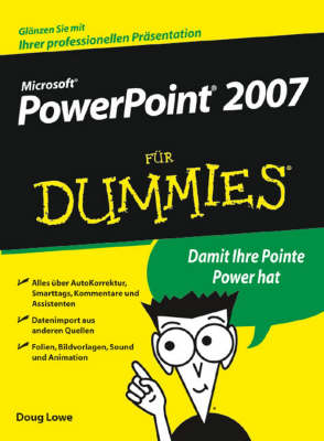 Book cover for PowerPoint 2007 Fur Dummies