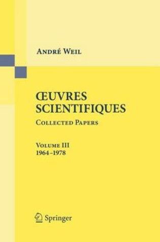 Cover of Oeuvres Scientifiques / Collected Papers