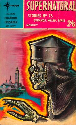 Cover of Supernatural Stories featuring The Phantom Crusader