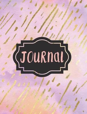 Book cover for Pink and Gold Journal