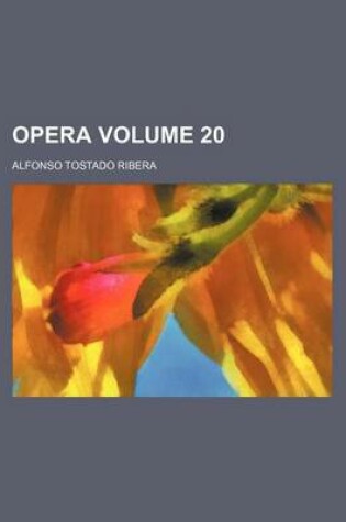 Cover of Opera Volume 20