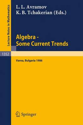 Book cover for Algebra. Some Current Trends
